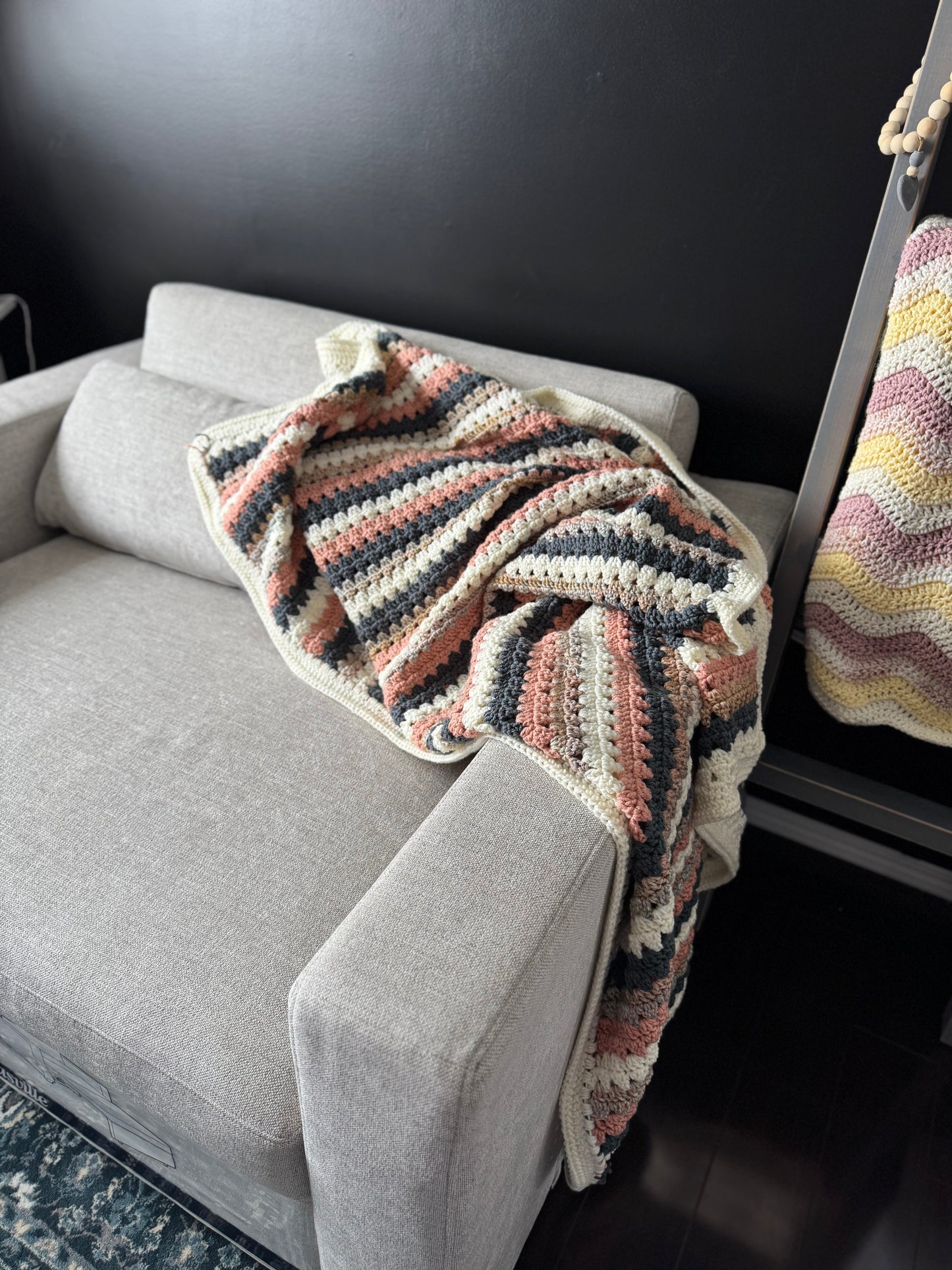 Blue Spruce & Cherry Blossom Blanket