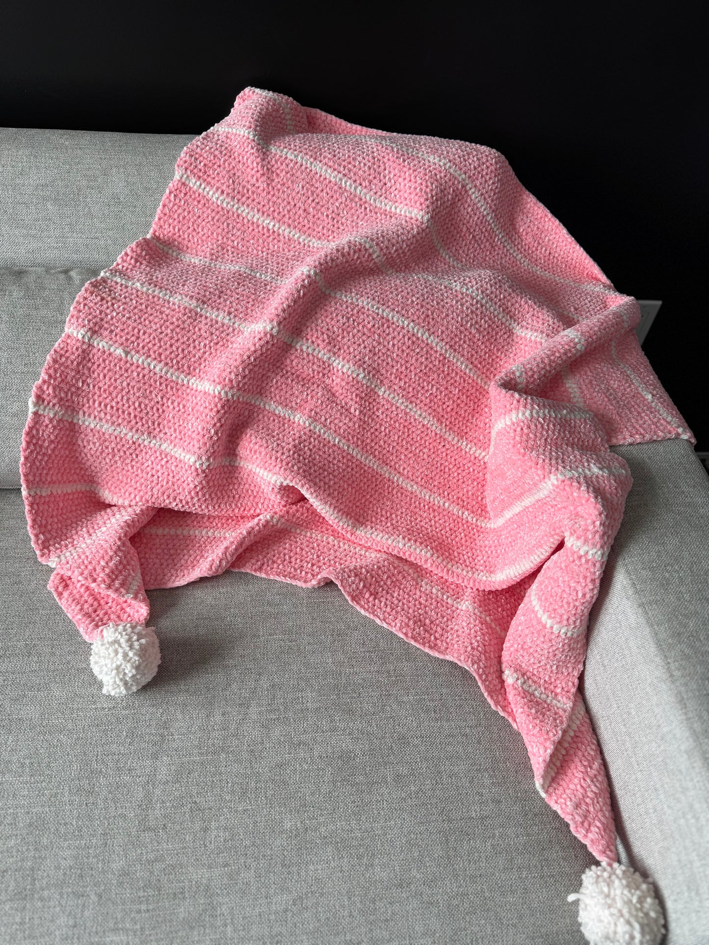 Pink Velvet Baby Blanket