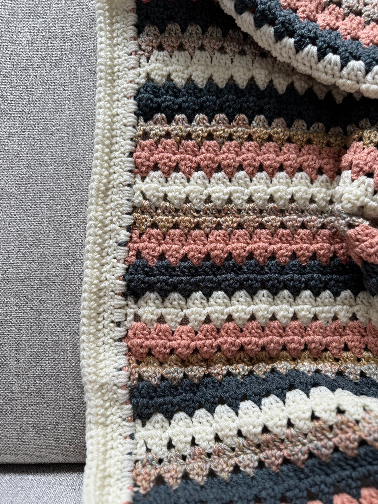 Blue Spruce & Cherry Blossom Blanket