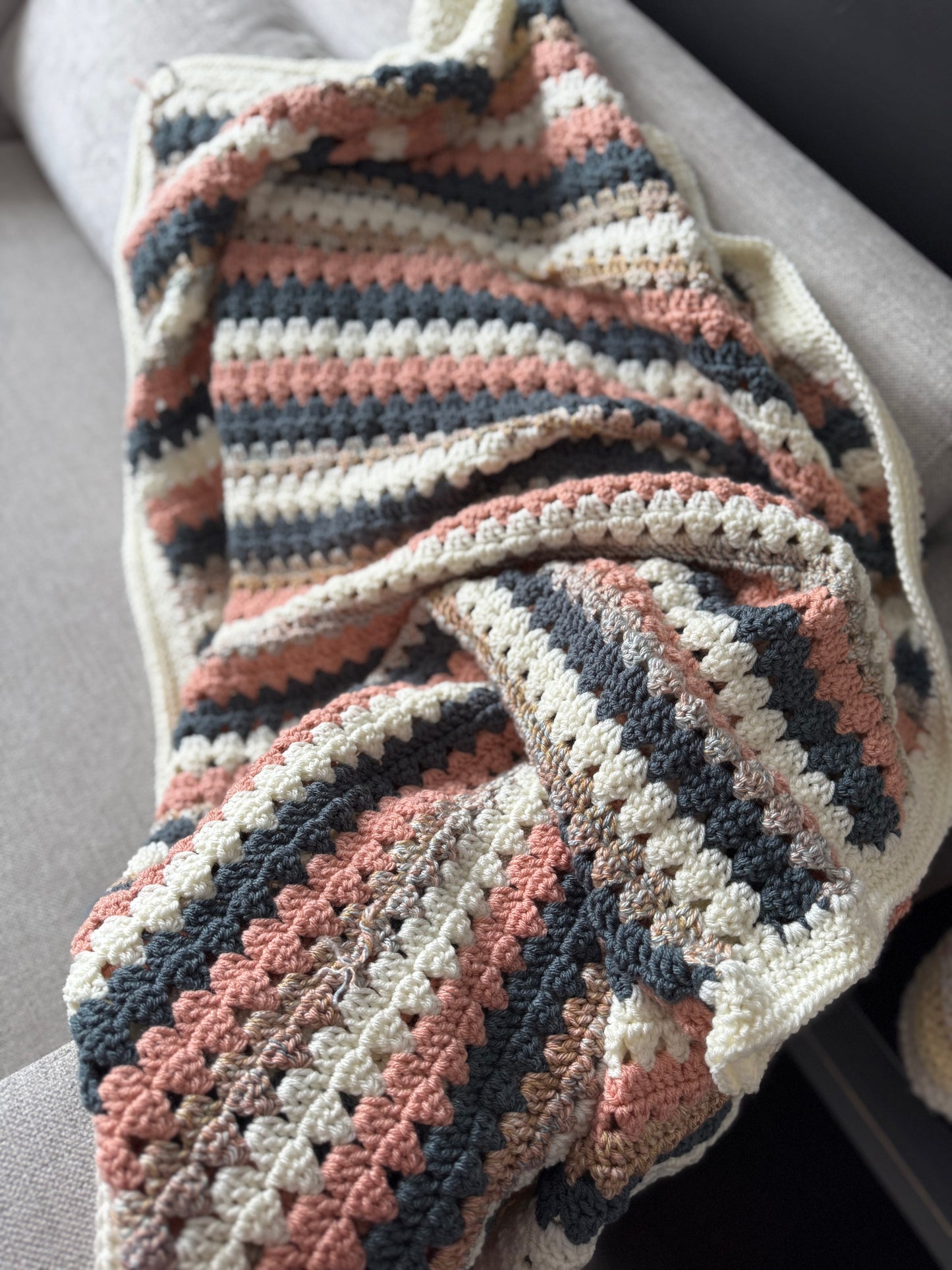 Blue Spruce & Cherry Blossom Blanket