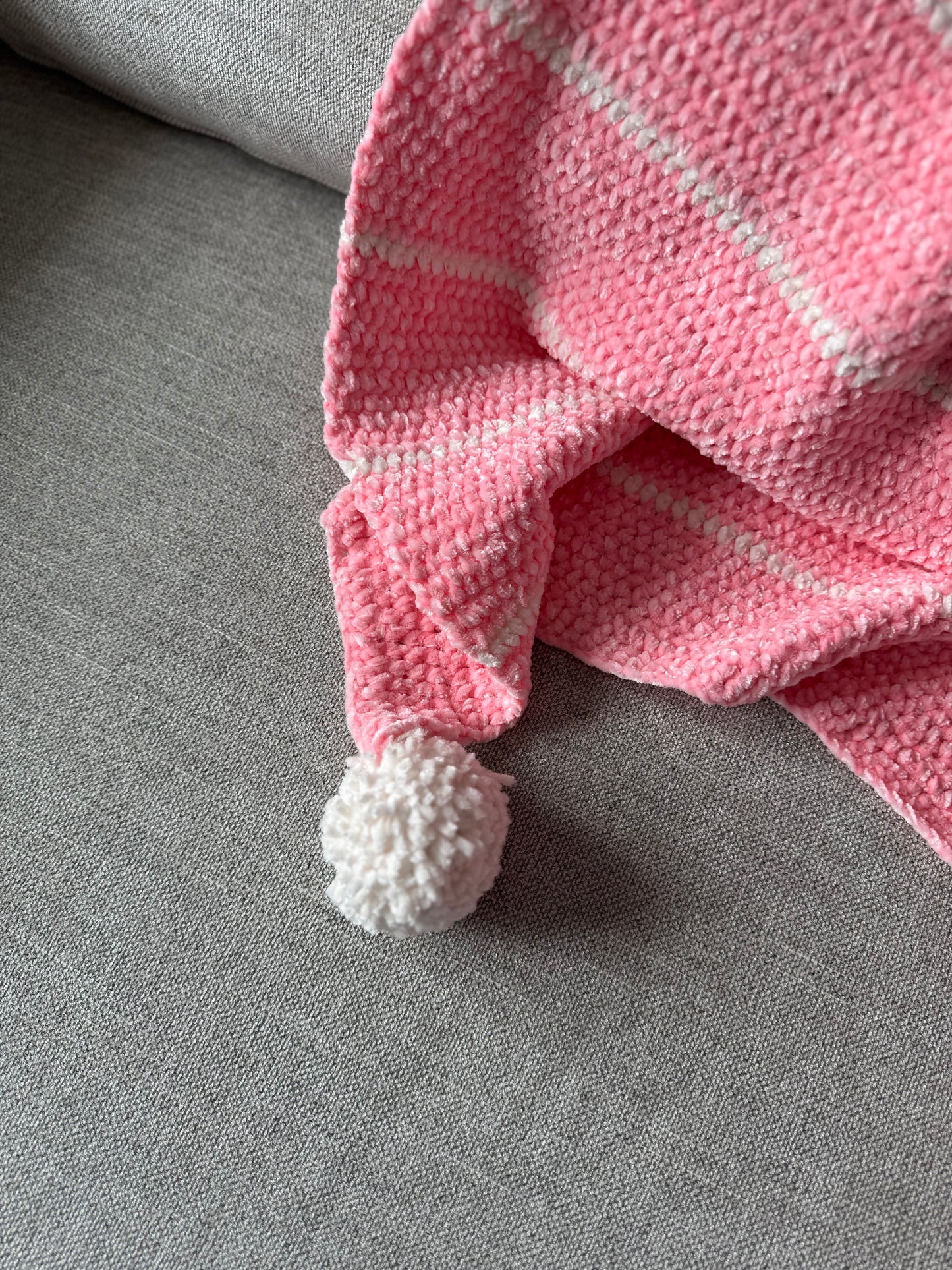 Pink Velvet Baby Blanket