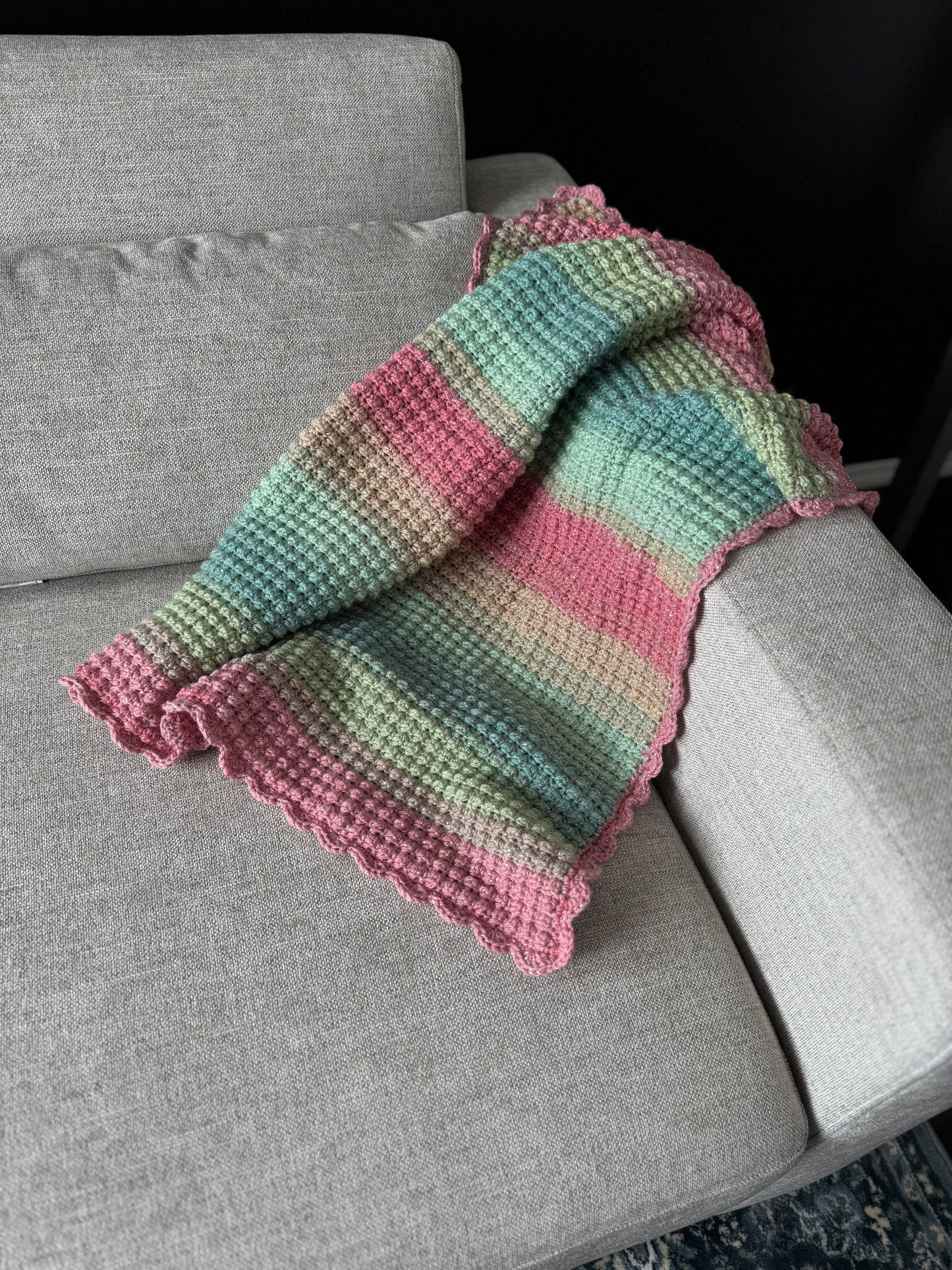 Sparkle Bobble Baby Blanket