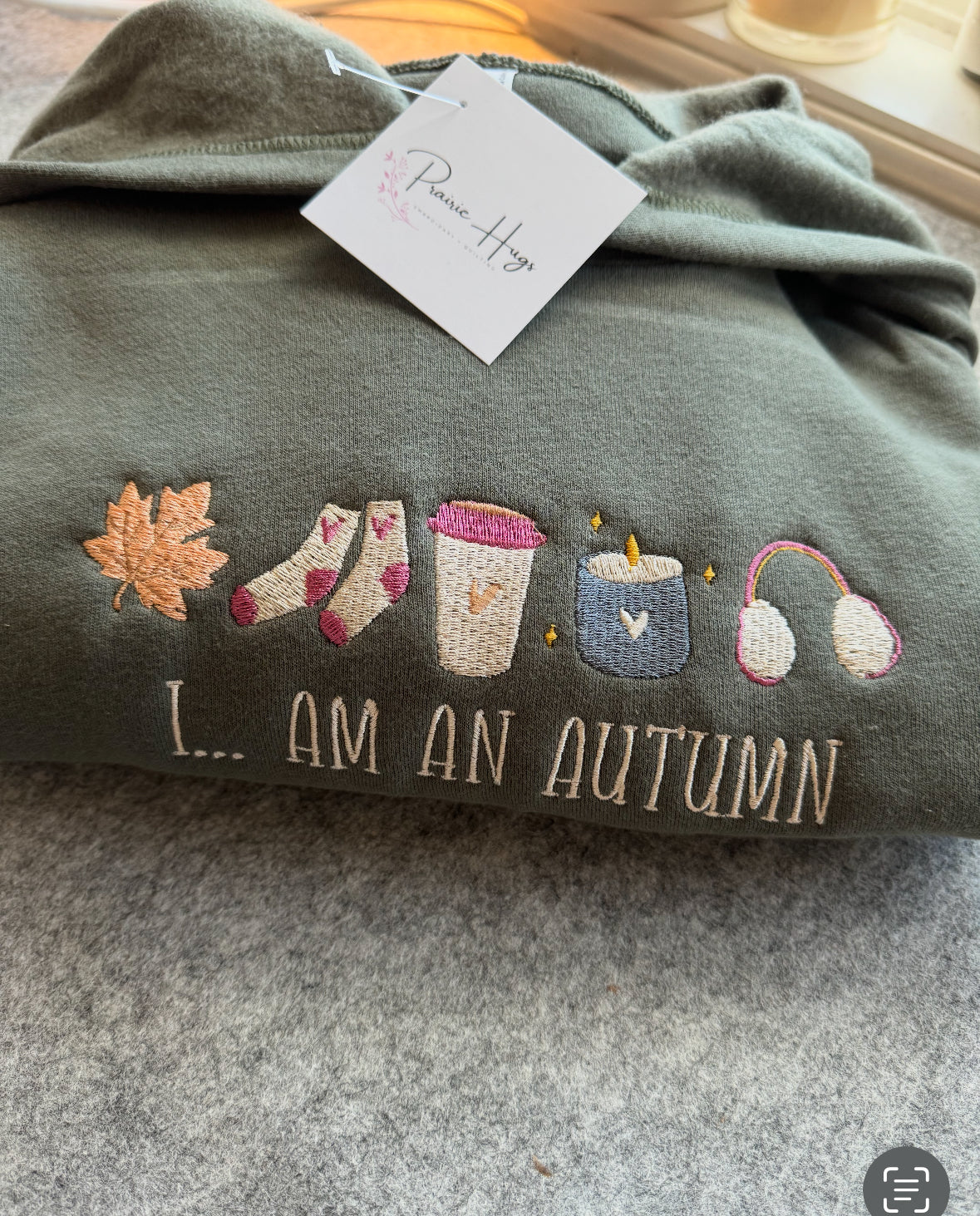 I am an autumn sweater