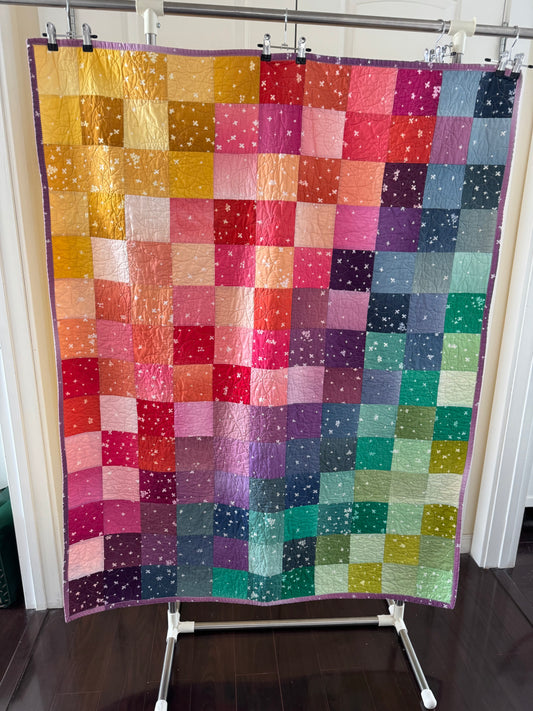 Ombré Rainbow Quilt