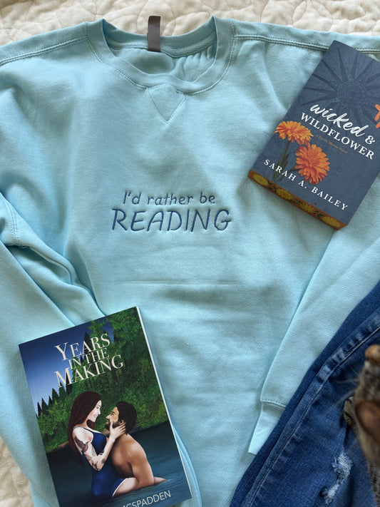 I’d rather be reading