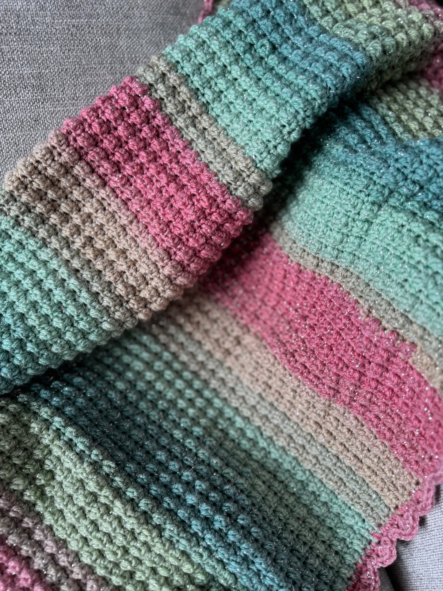 Sparkle Bobble Baby Blanket