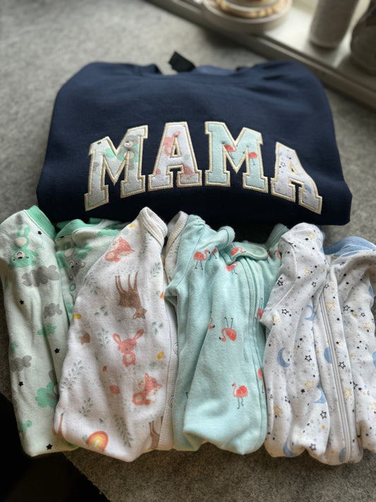Mama + Onesie Applique Sweater